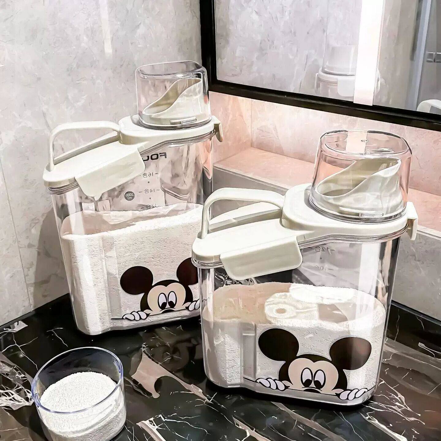 洗衣粉收纳盒家用大容量洗衣凝珠桶罐装洗衣液容器专用密封储存盒