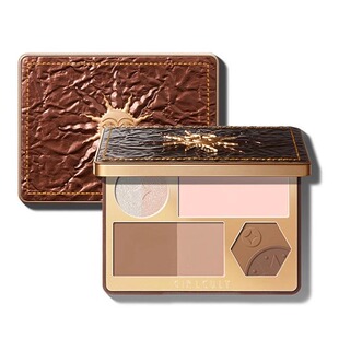 构奇面部综合盘淘金娘桃花坞修容阴影哑光高光桃花源面中提亮修容