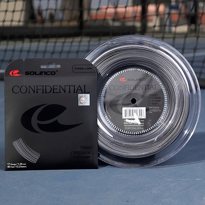 Solinco/索林科Confidential五角网球线聚酯线CO耐打硬线大盘散剪