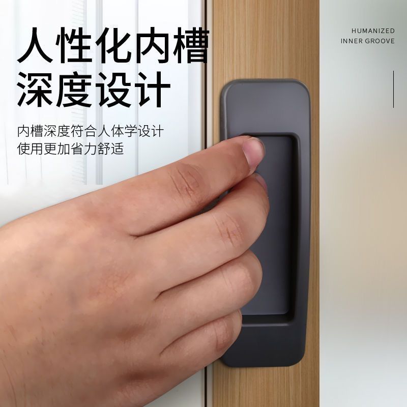 门把手免打孔窗户粘贴式衣柜拉手器强粘阳台玻璃方便推拉移门拉手
