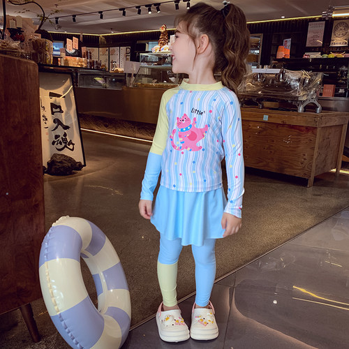 【防走光小斗士】多巴胺宝宝泳装