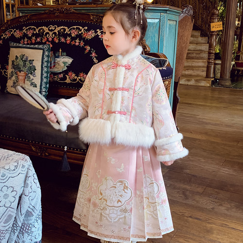 【沁粉佳人】唐装外套+马面裙