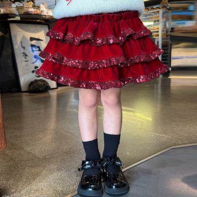 【玫瑰果酱】法式丝绒蛋糕短裙