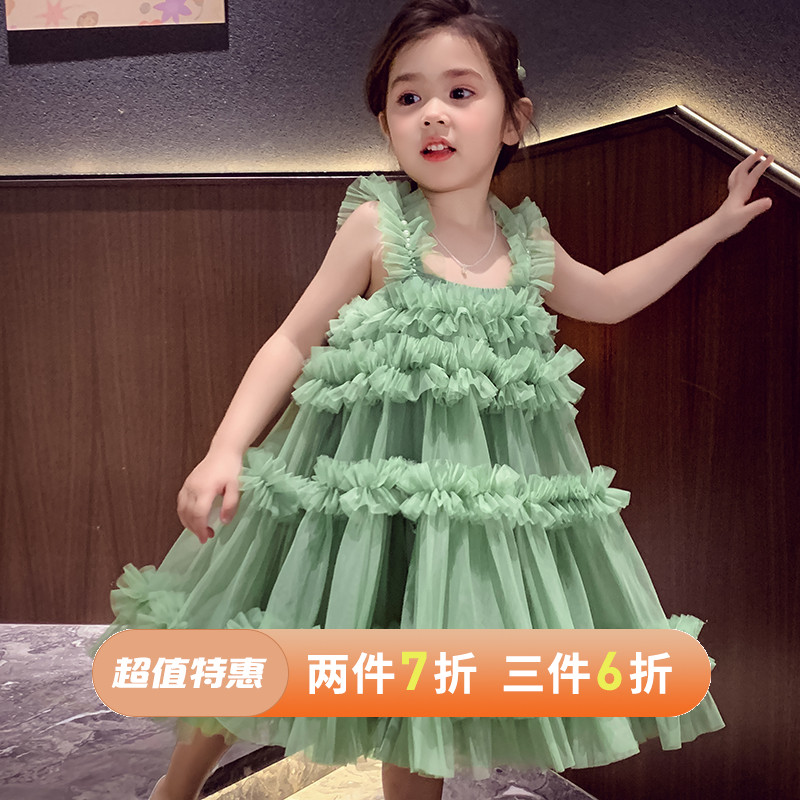 【绿野仙踪】法式蓬蓬吊带裙