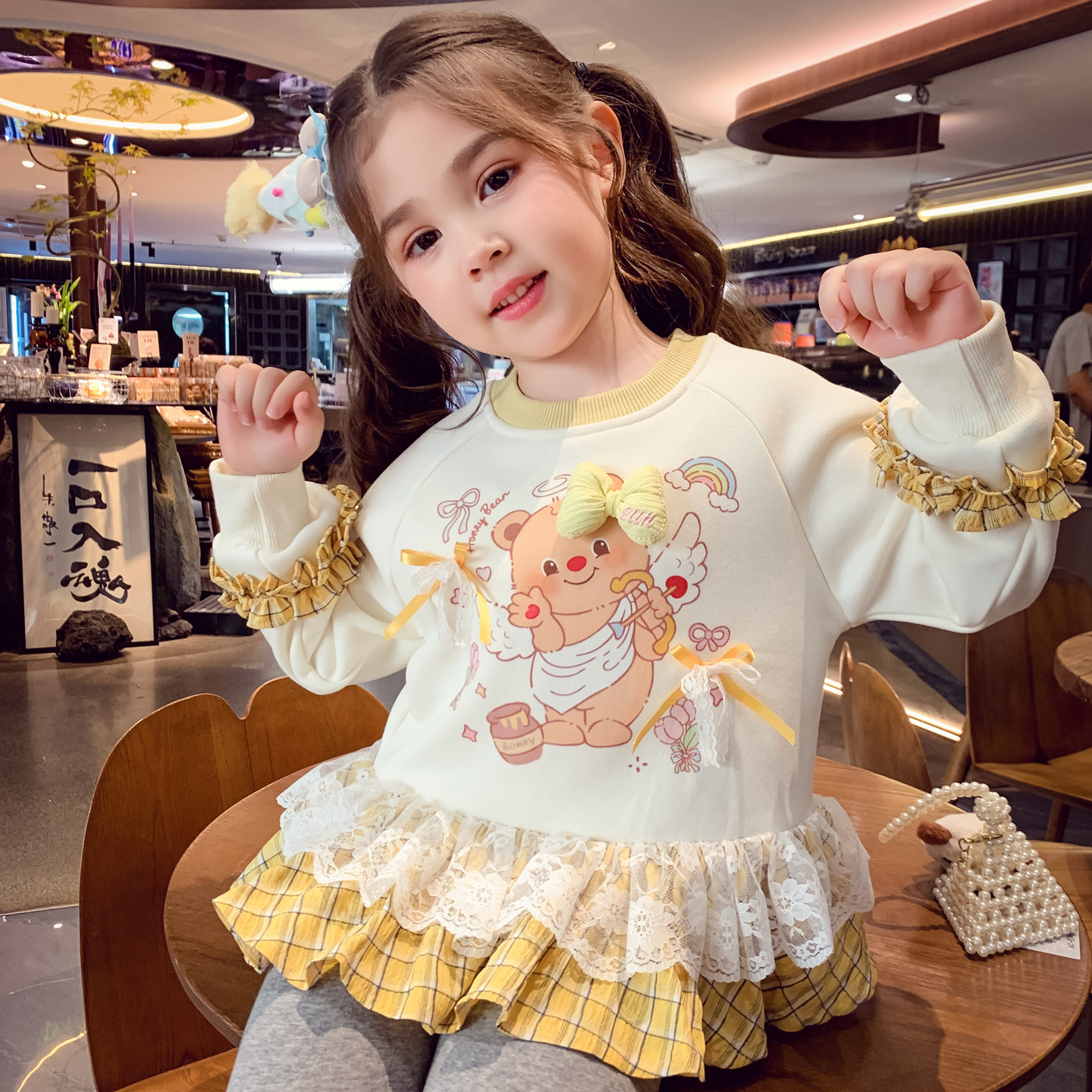 【k门永存2.0】一体绒芭蕾风卫衣