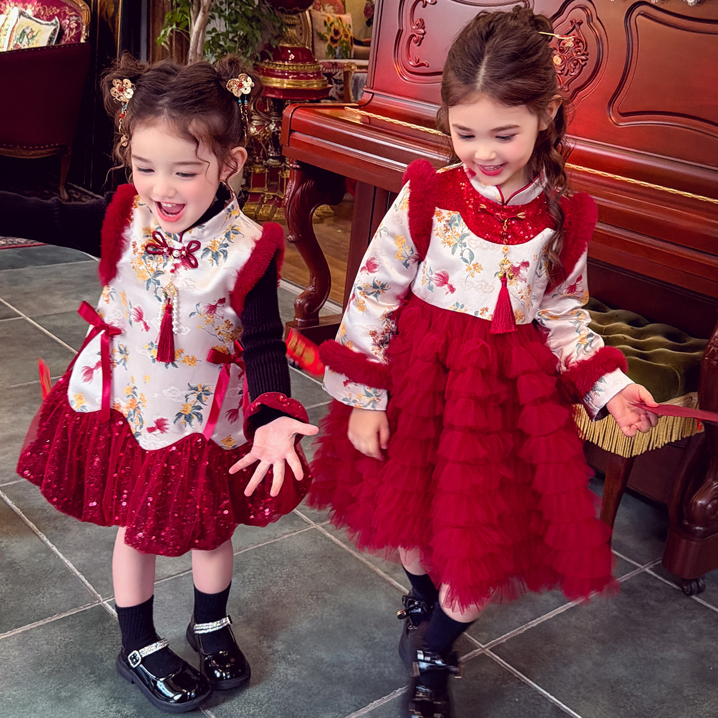 【锦云金锦】国风旗袍公主裙