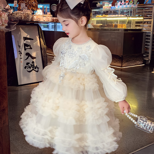 【月光奏鸣】高级感网纱公主裙