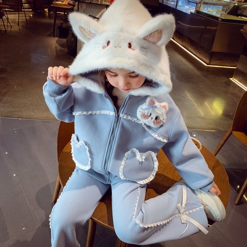 【小兔纸乖乖】加绒卫衣套装