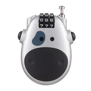 头盔锁便携钢丝绳锁小推车锁随身宝宠物笼锁雪橇锁充电器旅行李锁