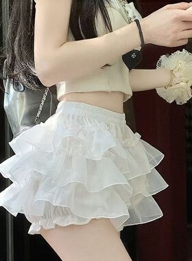 40cm南瓜裤裙撑日常洛丽塔lolita成人短款安全裤可外穿jk无骨内衬