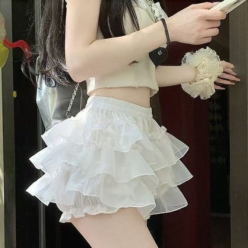 JK南瓜裤裙撑40cm日常短款防走光