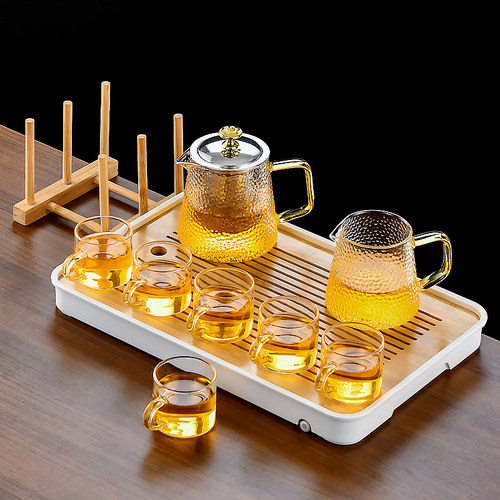 耐热加厚玻璃小套装茶具