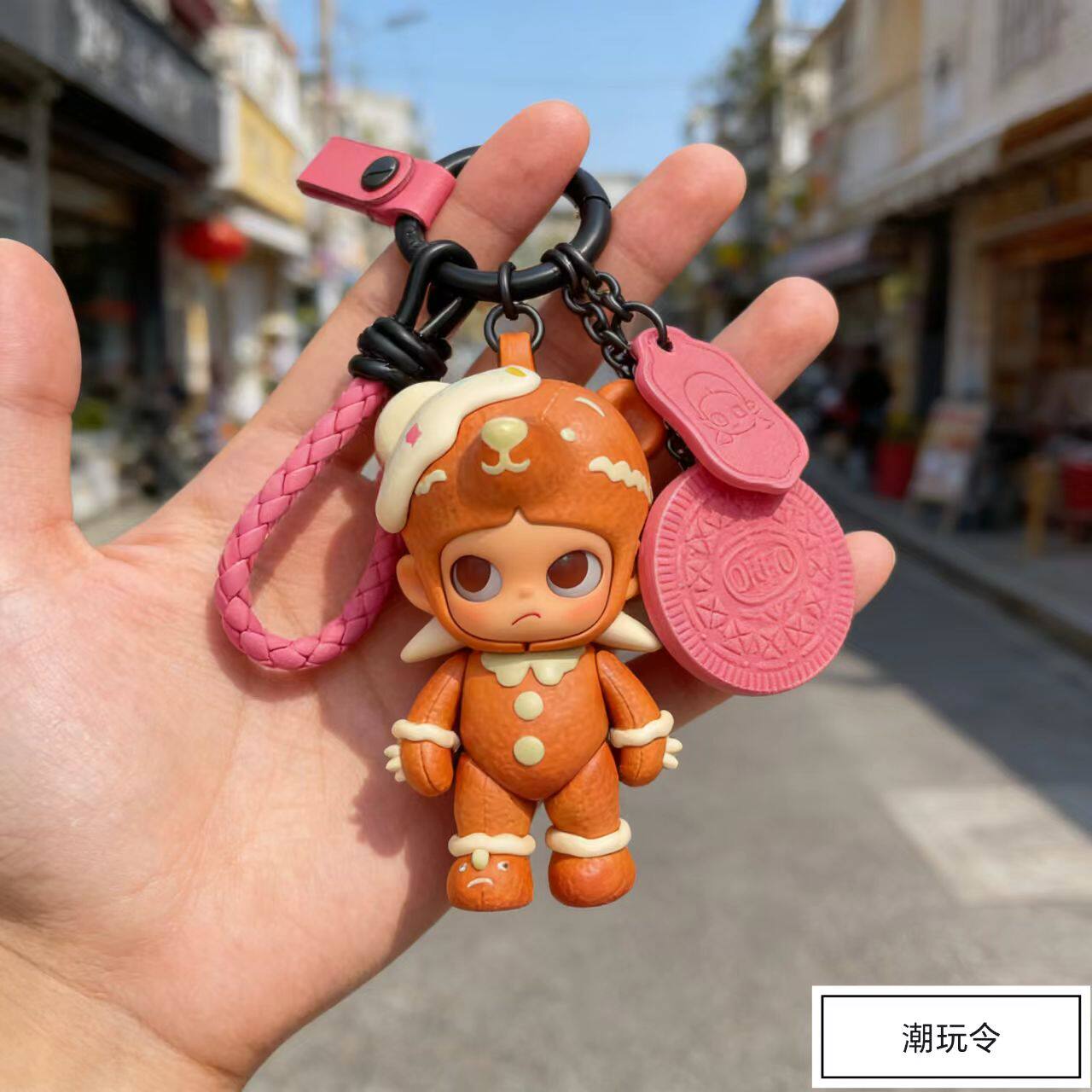 Zsiga正品娃娃姜饼小熊包包挂