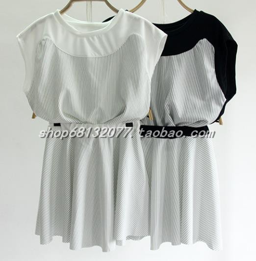 涩谷原宿r*enda小恶魔gal 性感大领子露肩宽松针织连衣裙