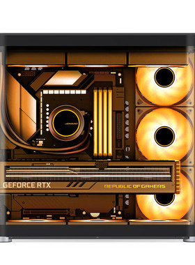 Jonsbo乔思伯TK-2双曲面海景房ATX机箱铝合金外壳双360冷排Type-C