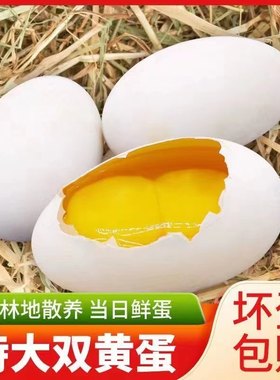 新鲜鹅蛋农家散养鹅蛋双黄蛋孕妇宝宝老人放心吃110-130g