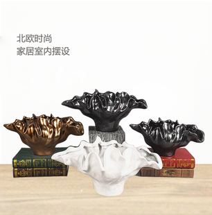 简约树脂桌面花瓶仿真绿植插花器软装办公微景观客厅书房花艺摆设