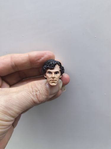 1/12mezco卷福 神探夏洛克头雕 头雕 人偶 非真人