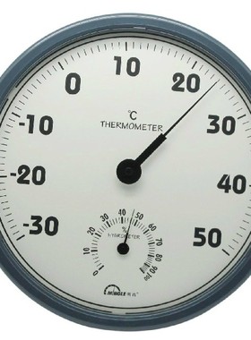 明高TH306室内温湿度计 家用办公温度计 30CM大表盘 高精度