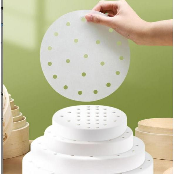 蒸笼纸蒸包子馒头的纸垫家用蒸笼垫子不粘一次性油纸蒸笼布