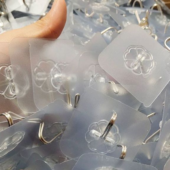 挂钩强力粘胶墙壁挂墙上承重透明无痕宿舍墙面免打孔钩子粘贴粘钩