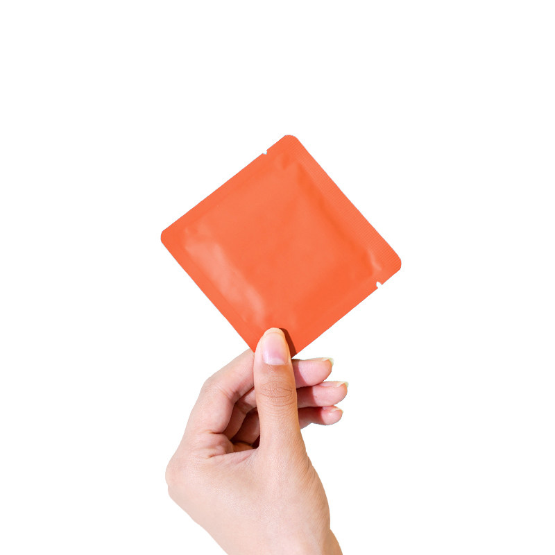 时尚茶叶包装袋铝箔袋白牡丹饼干茶8x8cm小方袋可烫金定制logo