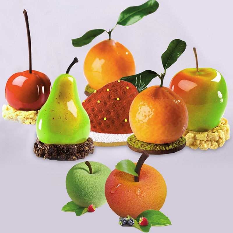 草莓梨子樱桃水果蛋糕模具慕斯