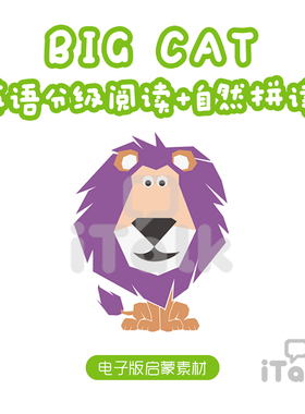 大猫系列英语自然拼读1-11级bigcat自然拼读1-4级绘本PDF音频