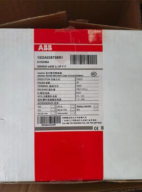 ABB塑壳断路器，T5H630 IN630，全新原装正品，数，议价商品
