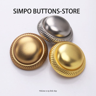 高档精致时尚 外套扣子 度复古大衣纽扣百搭圆形中古风毛衣开衫