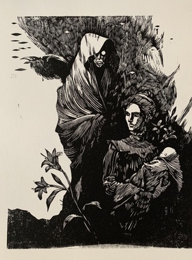 手作木刻版画【hellsing】