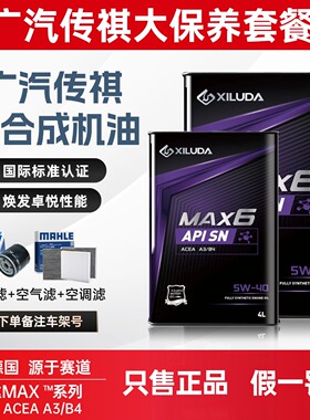 广汽传祺GM6GS3GS4GS5GM8A3GA4GA6GA8全合成汽车发动机5W-30机油