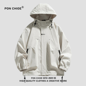 ponchioe户外冲锋衣男女登山服防风防水透气夹克情侣装外套男