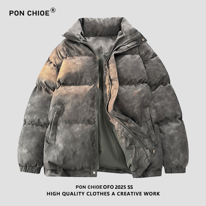 ponchioe冬季加厚大码宽松百搭休闲棉衣男女外套情侣棉服防寒服