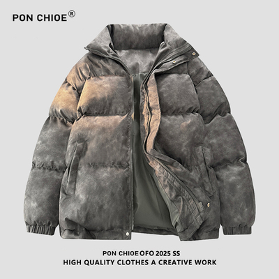 ponchioe冬季加厚大码宽松百搭休闲棉衣男女外套情侣棉服防寒服