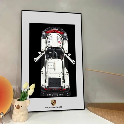 乐高节省空间现代上墙相框装饰画