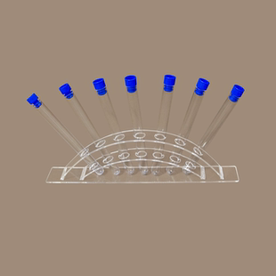多孔有机玻璃比色管展示架比色管采血管针剂收纳多功能实验室展示