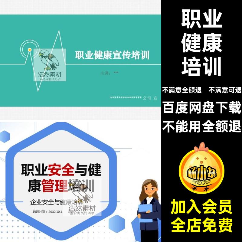 职业健康培训课件成品与管理培训安全wpsPPT生产经营生产经营成品