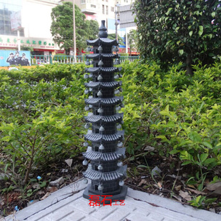 石雕灯塔石灯九层塔雕刻装饰摆设石塔造景假山塔雕