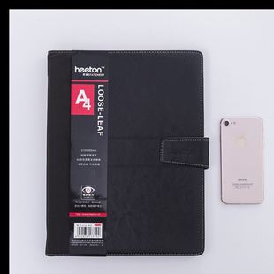 a4大笔记本子超厚加厚活页超宽行距10 11 15mm活页本办公用皮面本