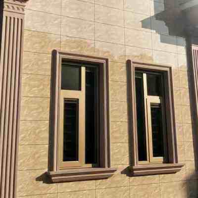 别墅法式镜框窗套线条包边模具外墙装饰水泥现v浇建筑膜板直