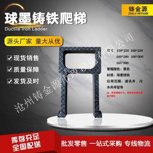 球墨铸铁踏步厂家检查井安全踏步雨水污水井盖爬梯井壁爬梯子