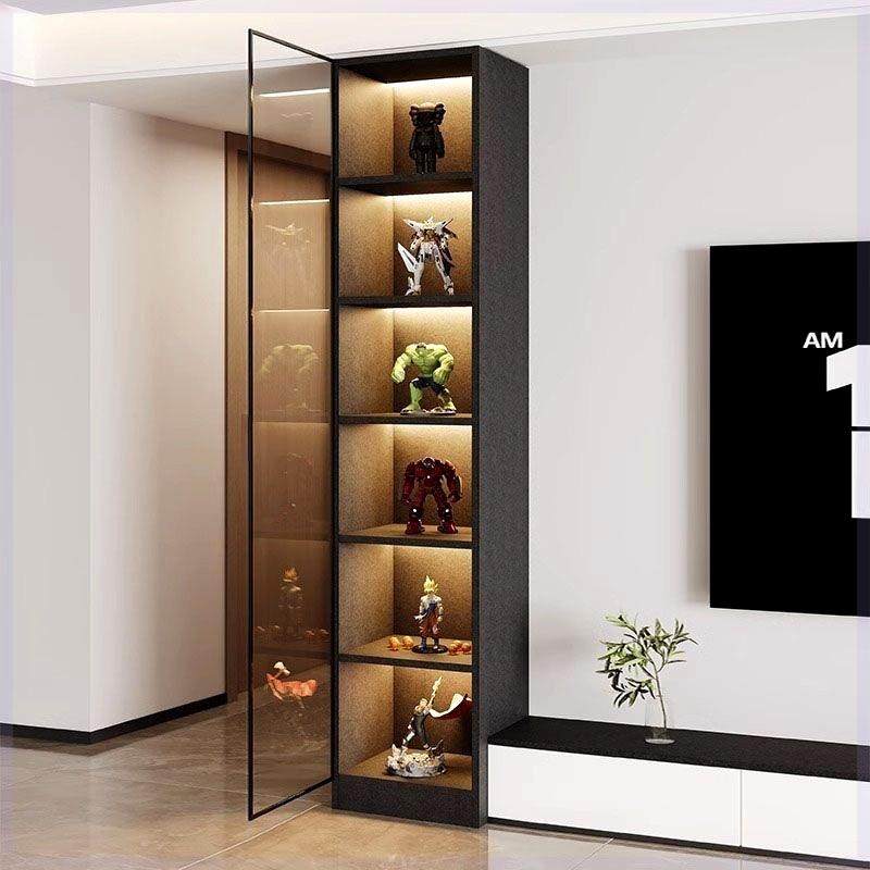 定制酒柜电视柜侧边柜立柜玻璃门客厅储物收纳柜展示书柜手办窄柜,住宅家具,家用陈列柜,淘宝优惠券,粉丝福利购,淘宝优惠卷