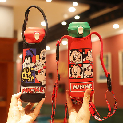 新款大嘴猴保温杯通用斜跨保护套