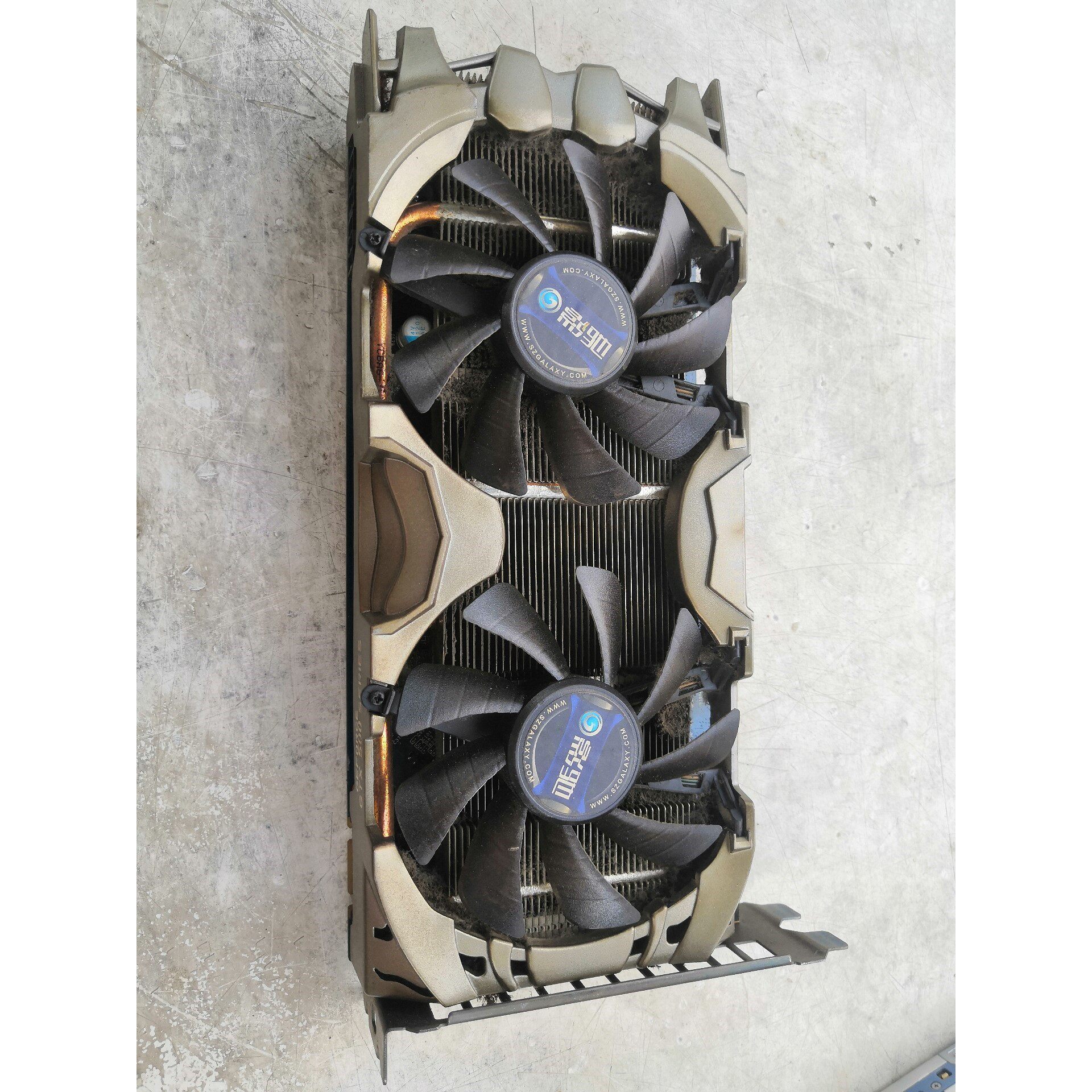 影驰gtx560黑将1g,正常使用,原装拆机,二手物品售出不