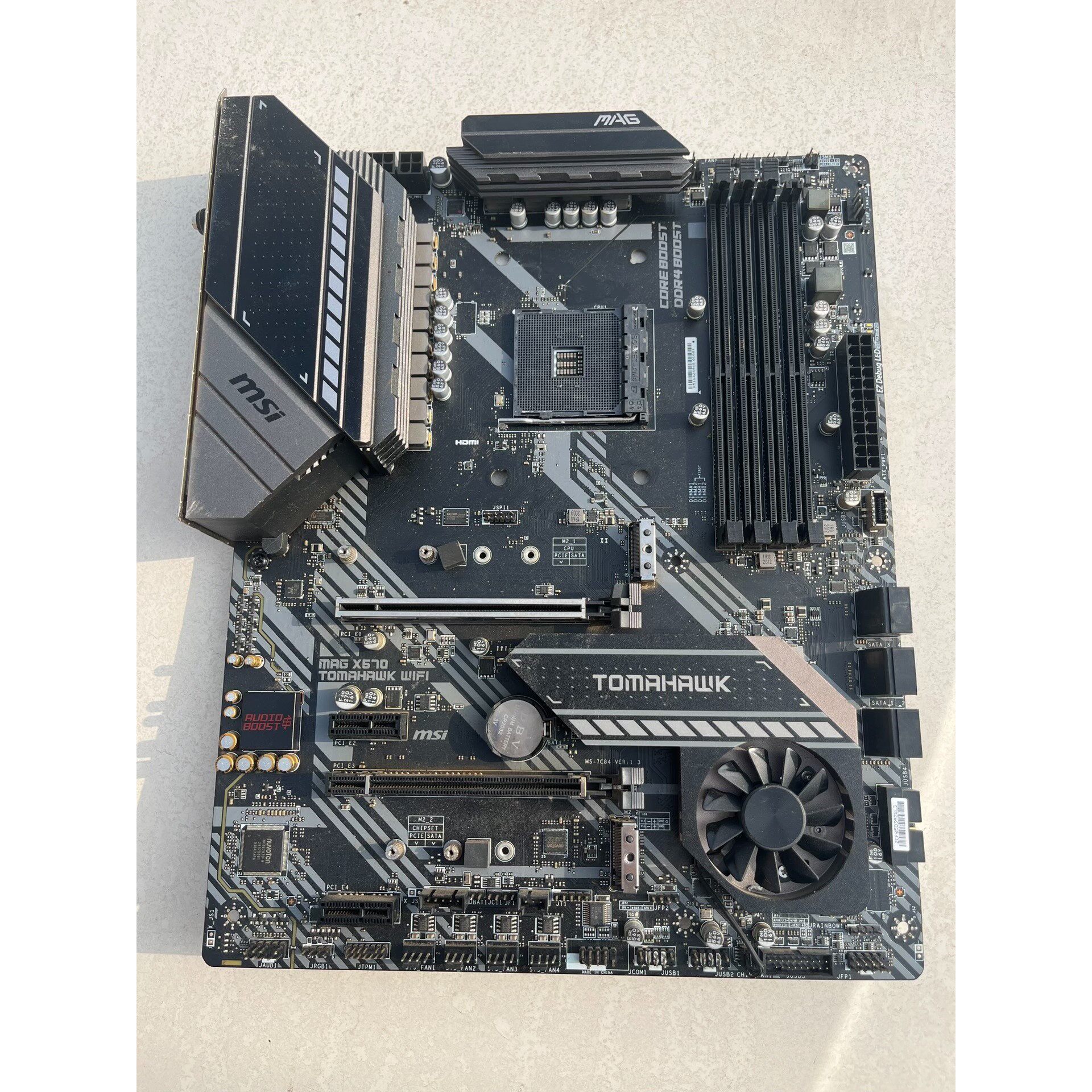 (议价)拆机微星mag x570 tomahawk wifi战斧导弹