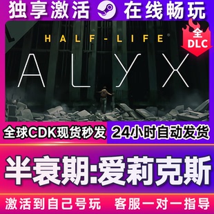 半衰期:爱莉克斯 steam游戏全球区国区激活码CDKEY兑换码电脑