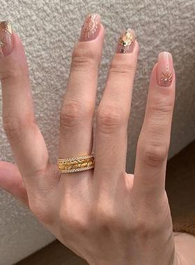 如蝶在野麦穗小红书爆款戒指