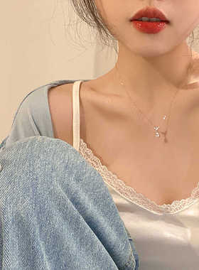 轻奢蜜桃茶水滴925纯银吊坠