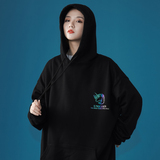 中性风！冬加绒加厚七彩反光卫衣独角兽外套WY202P45加绒P55，男装卫衣，电商B220